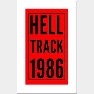 HELLTRACK 1986 BOX LOGO Posters and Art